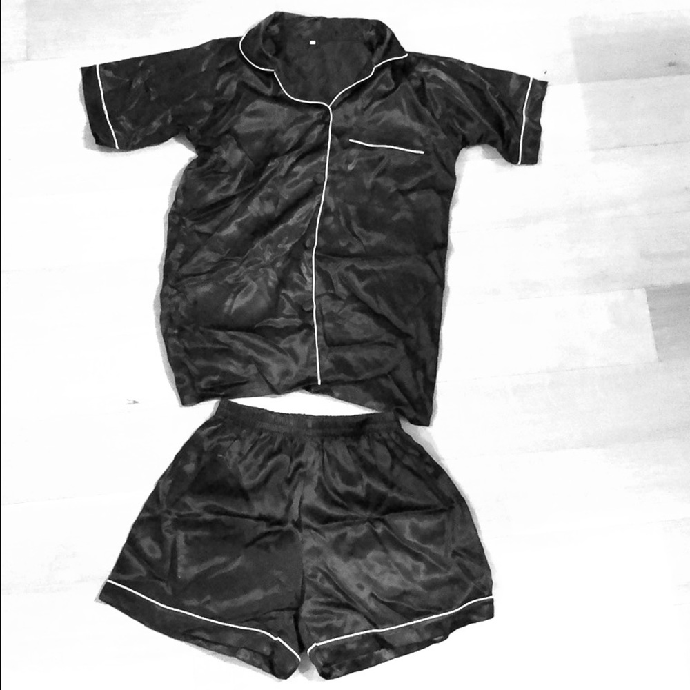 Silk pajamas